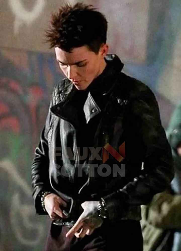 Batwoman Ruby Rose Black Leather Jacket